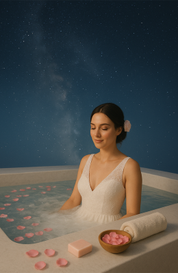 Rituel au Jacuzzi de la Mariée
